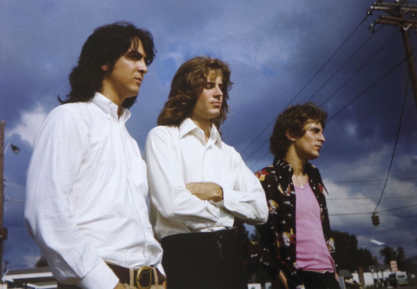 En 1973, preparando “Radio City”: Hummel, Stephens y Chilton. Foto: William Eggleston