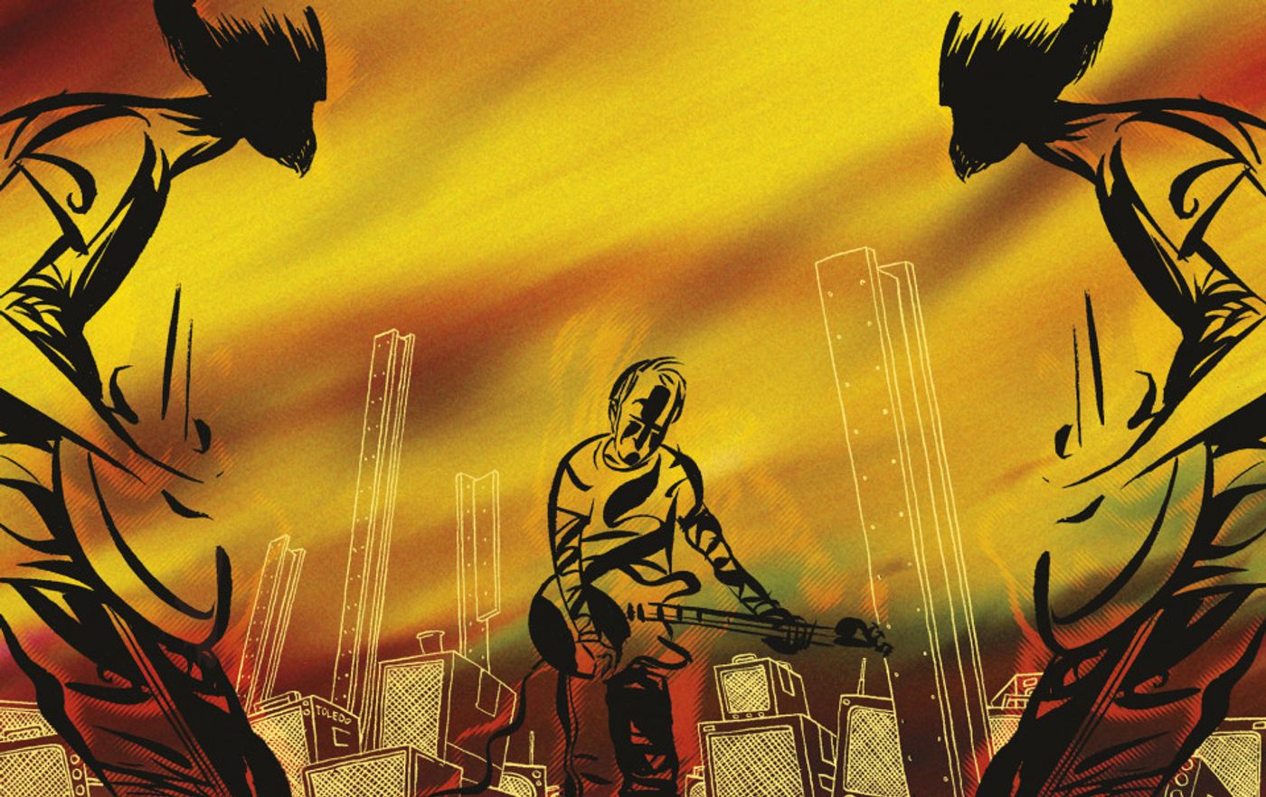 Música diáfana y transparente, íntima y grandiosa, misteriosa e intensa. Ilustración: Luis Bustos